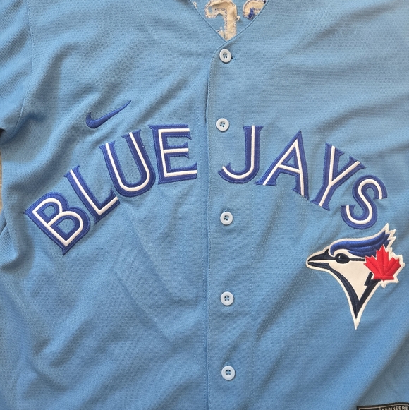 Nike Toronto Blue jays Cavan Biggio Light Blue Jersey #8 MLB - Picture 2 of 12
